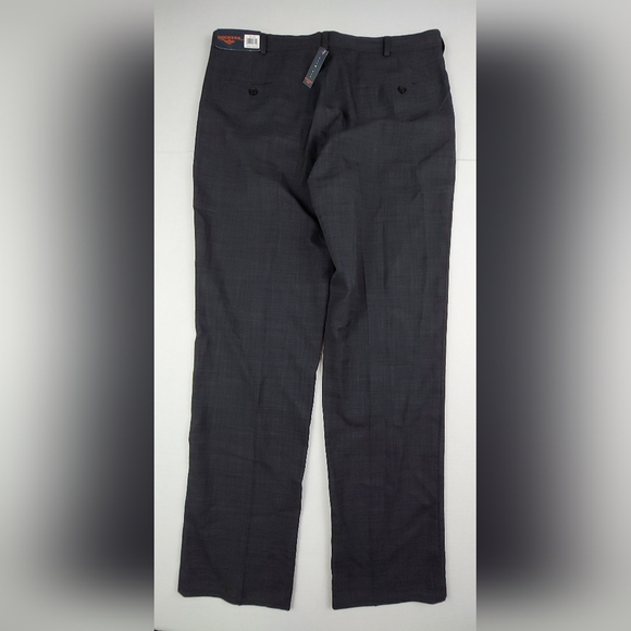 Dockers Pants Mens Size 36x32 Dark Gray Flat Front Slim Fit Pockets NWT $60.00 - Picture 2 of 10